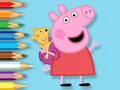 Mäng Coloring Book: Peppa With Toy Bear