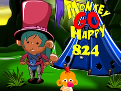 Mäng Monkey Go Happy Stage 824