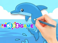 Mäng Coloring Book: Cute Dolphin
