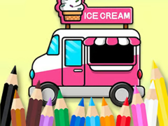 Mäng Coloring Book: Ice Cream Car