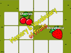 Mäng Memory & Vocabulary of Fruits