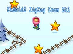 Mäng Skibidi ZigZag Snow Ski