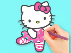 Mäng Coloring Book: Hello Kitty Dancing