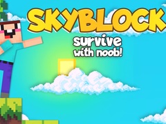 Mäng Skyblock Survive With Noob!