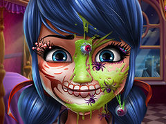 Mäng Dotted Girl Halloween Makeup