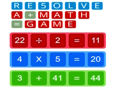 Mäng RE5OLVE a+math=game