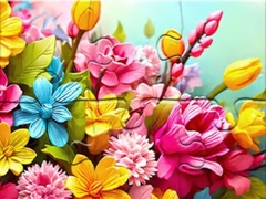 Mäng Jigsaw Puzzle Flowers