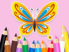 Mäng Coloring Book: Beautiful Butterfly