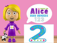 Mäng World of Alice Draw Numbers