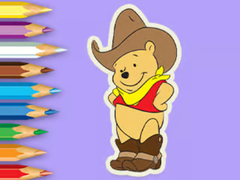 Mäng Coloring Book: Cowboy Winnie