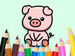 Mäng Coloring Book: Cute Pig 2