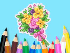 Mäng Coloring Book: Love Bouquet