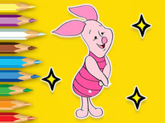 Mäng Coloring Book: Piglet With Balloon