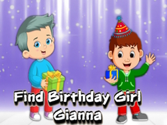 Mäng Find Birthday Girl Gianna