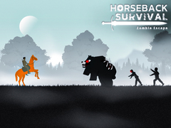 Mäng Horseback Survival Zombies Escape