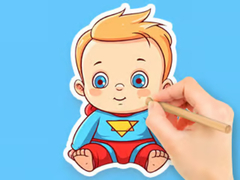 Mäng Coloring Book: Cute Super Baby