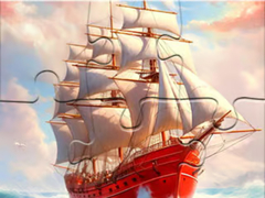 Mäng Jigsaw Puzzle: White Sailing Boat