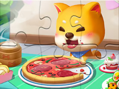 Mäng Jigsaw Puzzle: Pizza Dog