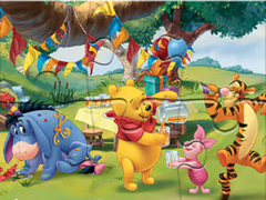 Mäng Jigsaw Puzzle: Winnie The Pooh Party