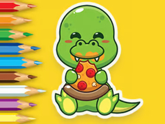 Mäng Coloring Book: Hungry Dinosaurs