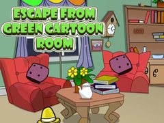 Mäng Escape from Green Cartoon Room