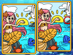 Mäng Mermaids Spot The Differences