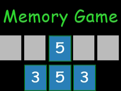 Mäng Memory game