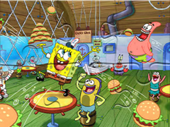 Mäng Jigsaw Puzzle: SpongeBob SquarePants Work Time