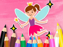 Mäng Coloring Book: Little Pretty Fairy