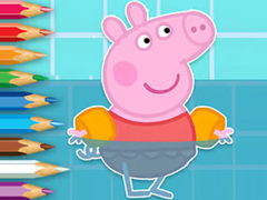 Mäng Coloring Book: Peppa Swimming