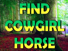 Mäng Find Cowgirl Horse