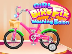 Mäng Girl Bike Fix Washing Salon