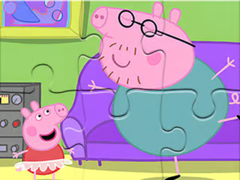 Mäng Jigsaw Puzzle: Daddy Pig Dancing