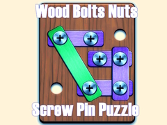 Mäng Wood Bolts Nuts Screw Pin Puzzle