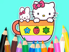 Mäng Coloring Book: Kitty Cup