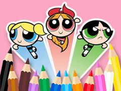 Mäng Coloring Book: The Powerpuff Girls