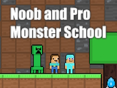 Mäng Noob and Pro Monster School