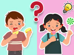 Mäng Kids Quiz: What Do They Taste Like?