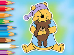 Mäng Coloring Book: Winnie With Toy Bear