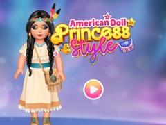 Mäng American Doll In Princess Style