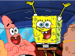 Mäng Jigsaw Puzzle: SpongeBob SquarePants Sweet Family