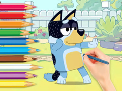 Mäng Coloring Book: Bluey And Bingo