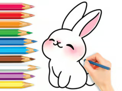 Mäng Coloring Book: Cute Rabbit