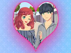 Mäng Romantic Anime Couples Dress Up Game