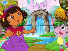 Mäng Jigsaw Puzzle: Dora Wonderland