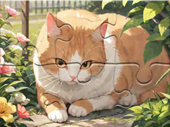 Mäng Jigsaw Puzzle: Cat Garden