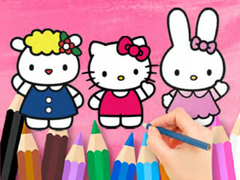 Mäng Coloring Book: Hello Kitty With Friends