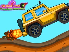 Mäng Hill Climb Truck Transform Adventure