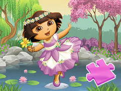 Mäng Jigsaw Puzzle: Dora Lake Dance