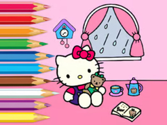 Mäng Coloring Book: Hello Kitty Rainy Day